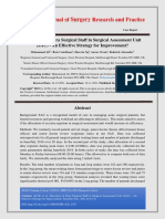 Allocation of Extra Surgical Staff in Surgical Assessment Unit SAU An Effective Strategy For Improvement