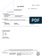 Test Report: Tested Sample Standard Result