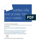 HƯỚNG DẪN ADD LICENSE TDM CISCO ASR901