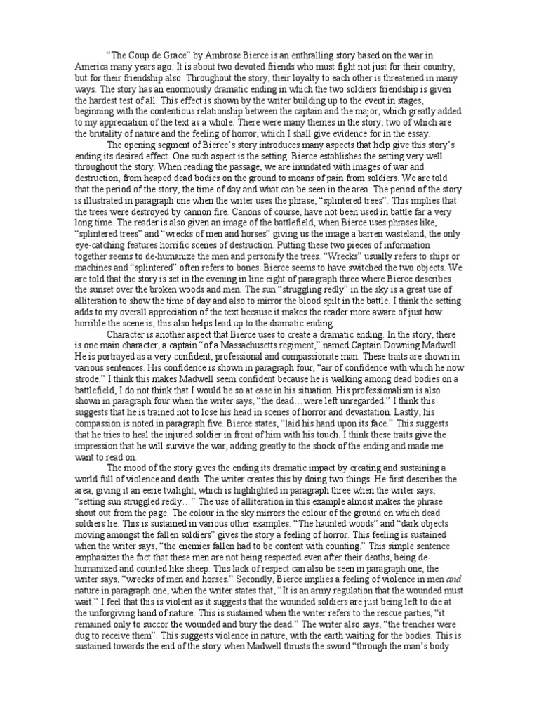 The Coup de Grace PDF