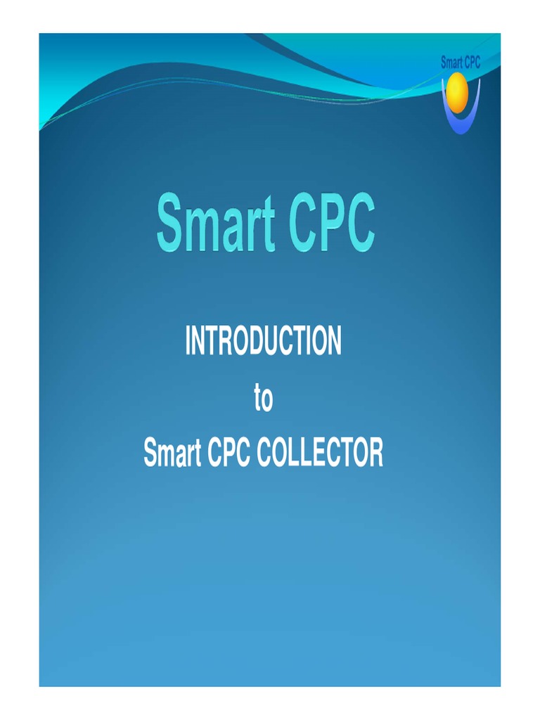To Smart CPC Collector | PDF | Chemistry | Physical Quantities