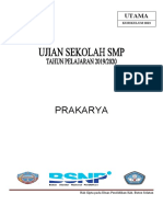 Soal USBN Prakarya 2020 (Utama) K-13