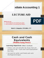 Lecture 1 - Cash and Cash Equivalents