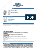 SHRM Course Outline