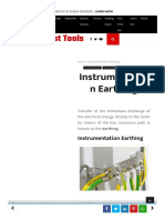 Instrumentation Earthing - Types & Principle - InstrumentationTools