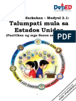 Filipino 10 - Q2 - Modyul 1 - Talumpati Mula Sa Estados Unidos - FINAL VERSION