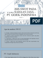 Analisis SWOT Pada Perusahaan Jasa - Kel. 1 - pt-1