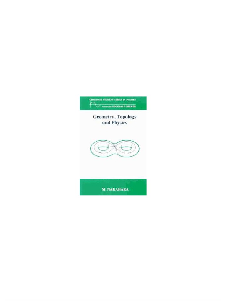 Geometry, Topology and Physics - M.nakahara | PDF | Space