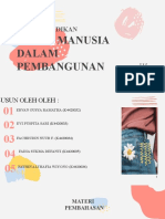 OPTIMASI SDM UNTUK PEMBANGUNAN