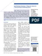 Modified Precision Lingual Bonding Technique - A Step-Wise Approach With Torque Angulation Device-Bracket Positioning Device