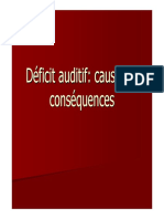 Deficit Auditif