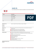 Betofix R4 Betofix R4: Fibre-Reinforced PCC For Static Renovation of Concrete Structures