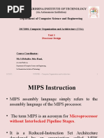 Computer Organization and Architecture