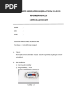 MODUL 8  Percobaan 1 Magnet