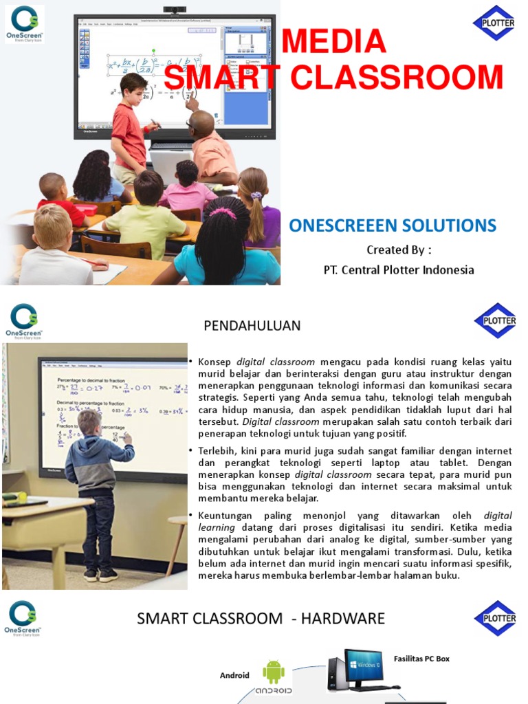 Konsep Smart ClassRoom Onescreen 2020 - V.1 | PDF