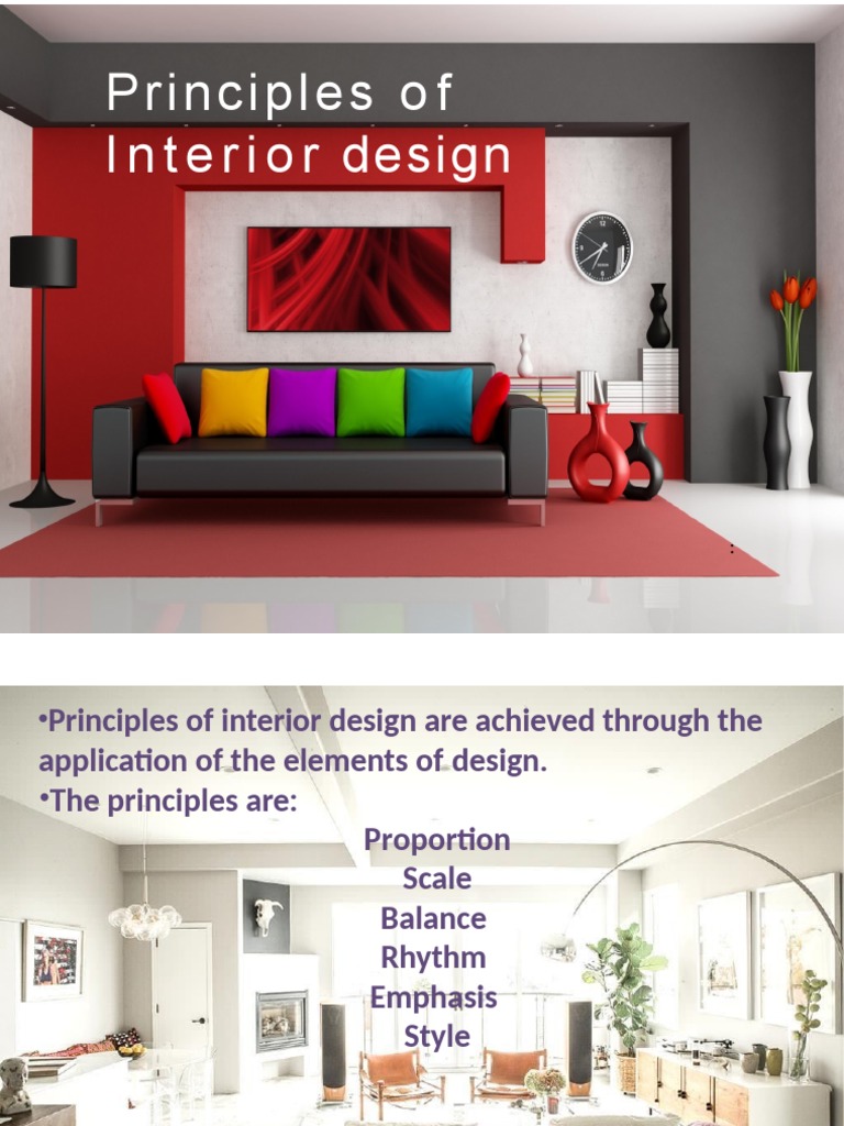 Principles of Interior Design | PDF | Symmetry | Interior Design