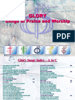 Glory Song Book