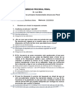 Derecho Procesal Penal - Practica No.1