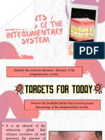 Lesson 5 - Ailments Proper Care Integumentary System