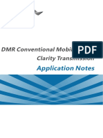 DMR Conventional Mobile Radio - Clarity Transmission - Application Notes - R1.0