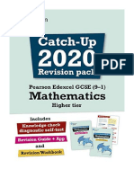 Pearson Edexcel GCSE (9-1) Mathematics Higher Tier Catch-Up 2020 Revision Pack - Harry Smith