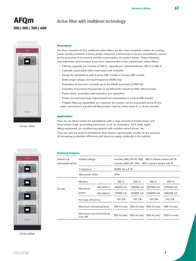 Active Filter With Multilevel Technology: Description | PDF ...