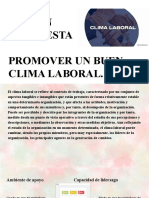 PROMOVER UN BUEN CLIMA LABORAL.