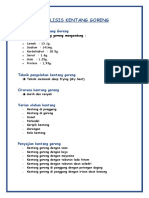 Bahan PKWU - Analisis Kentang Goreng