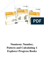 Numicon: Number, Pattern and Calculating 1 Explorer Progress Books ABC (Mixed Pack) - Ruth Atkinson