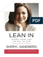 Lean In: Women, Work, and The Will To Lead - Sheryl Sandberg