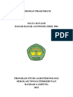 Pedoman Praktikum Dasar-Dasar Agronomi 2021-2022