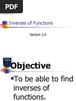 Inverse Functions | PDF | Function (Mathematics) | Equations