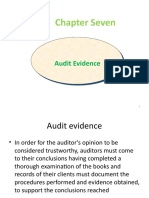 Chapter Seven: Audit Evidence