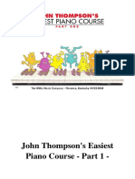 John Thompson's Easiest Piano Course - Part 1 - Book Only: Part 1 - Book Only - Piano