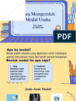 Cara Memperoleh Modal Usaha