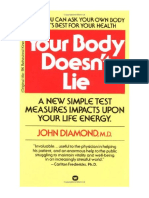 Your Body Doesn't Lie Unlock The Power of Your Natural Energy - John Diamond