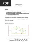 LEYES DE  KIRCHHOFF