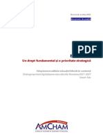 Document de Pozitie Privind Invatamantul Hibrid PDF