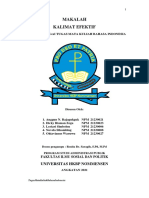 Makalah Kalimat Efektif, K.5 B. Indonesia