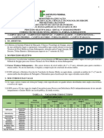 Edital Cursos Técnicos Subsequentes 2022.1