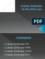 Cables Estándar tw,thw,thhn,nyy