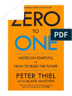 Zero To One: Notes On Start Ups, or How To Build The Future - Blake Masters