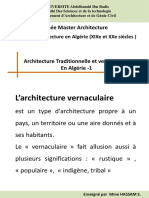 Architecture vernaculaire en Algérie mémoire