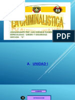 Avance de Criminalistica