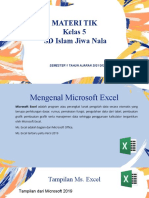 Mengenal Microsoft Excel Kelas 5