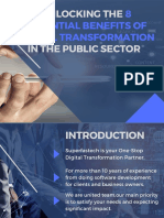Unlocking The 8 Essential Benefits of Digital Transformation in The Public Sector