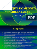 Komponen-komponen pembelajaran