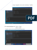 Tugas Operator Perbandingan Dan Penugasan