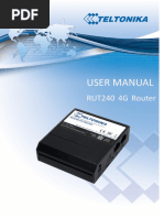 User Manual: RUT240 4G Router