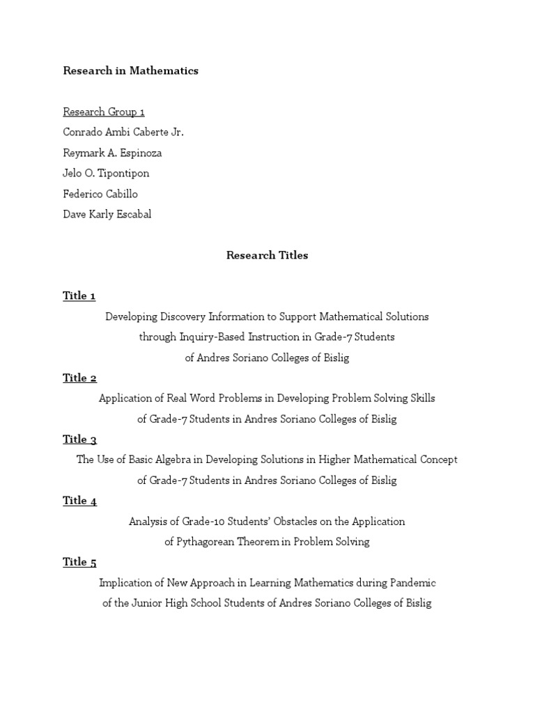 research-title-ideas-for-education-major-in-mathematics-pdf
